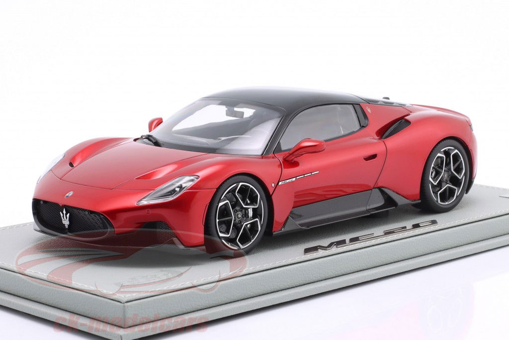 Maserati MC20 Année de construction 2020 vincente rouge / noir 1:18 BBR