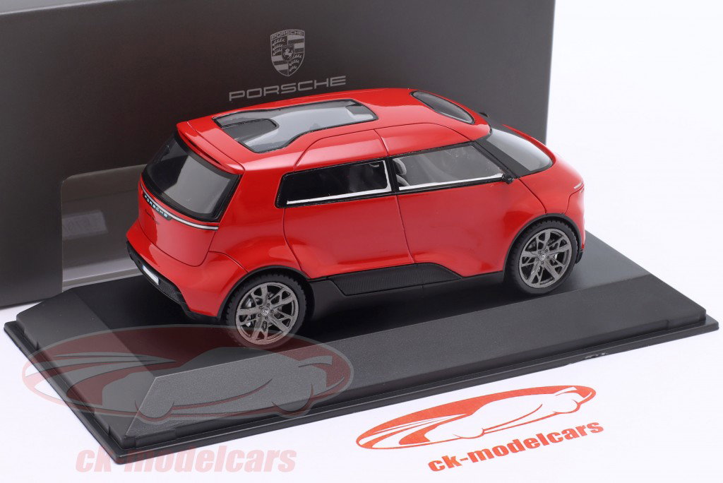 2. valg/ Porsche vision Racing-service rød / sort 1:43 Gnist