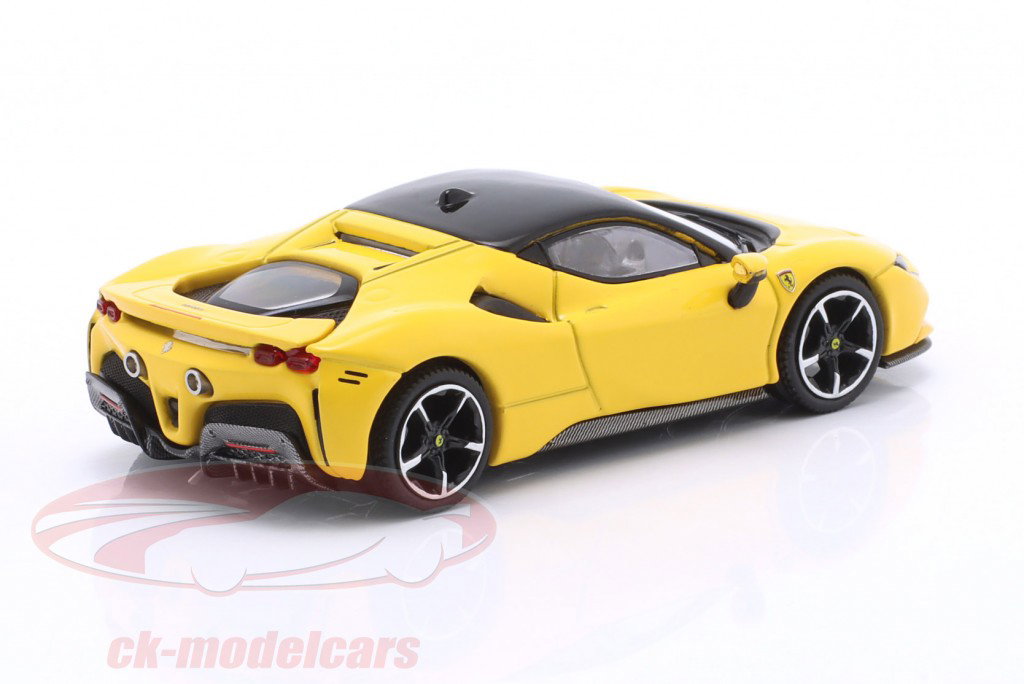 Ferrari SF90 Stradale Année de construction 2024 Modena jaune 1:64 BBR