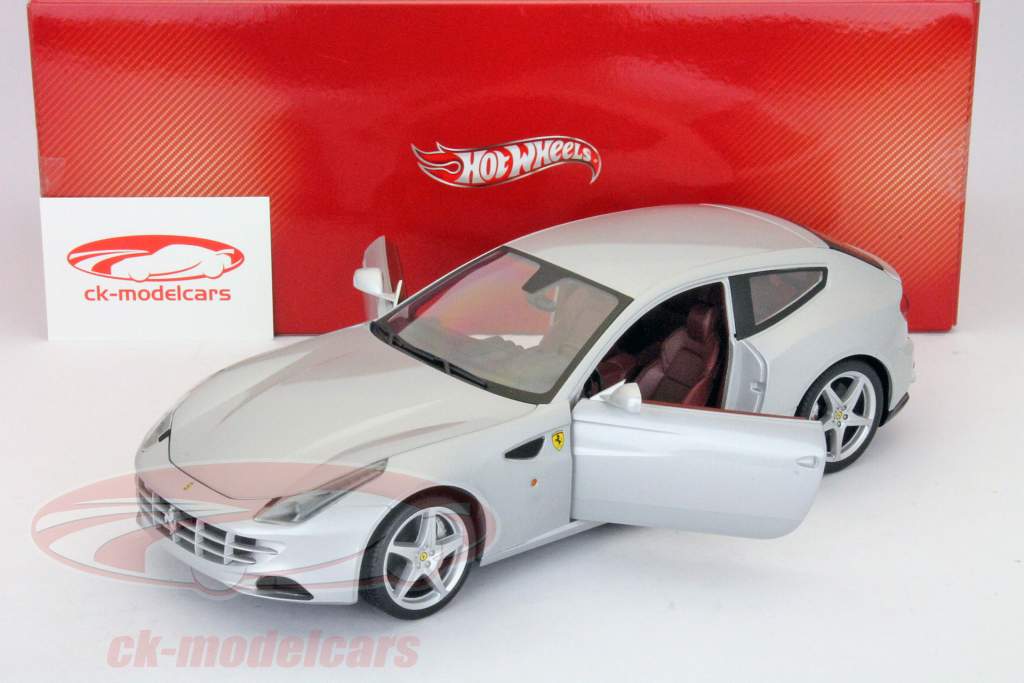 Ferrari FF Year 2011 silver 1:18 HotWheels Heritage