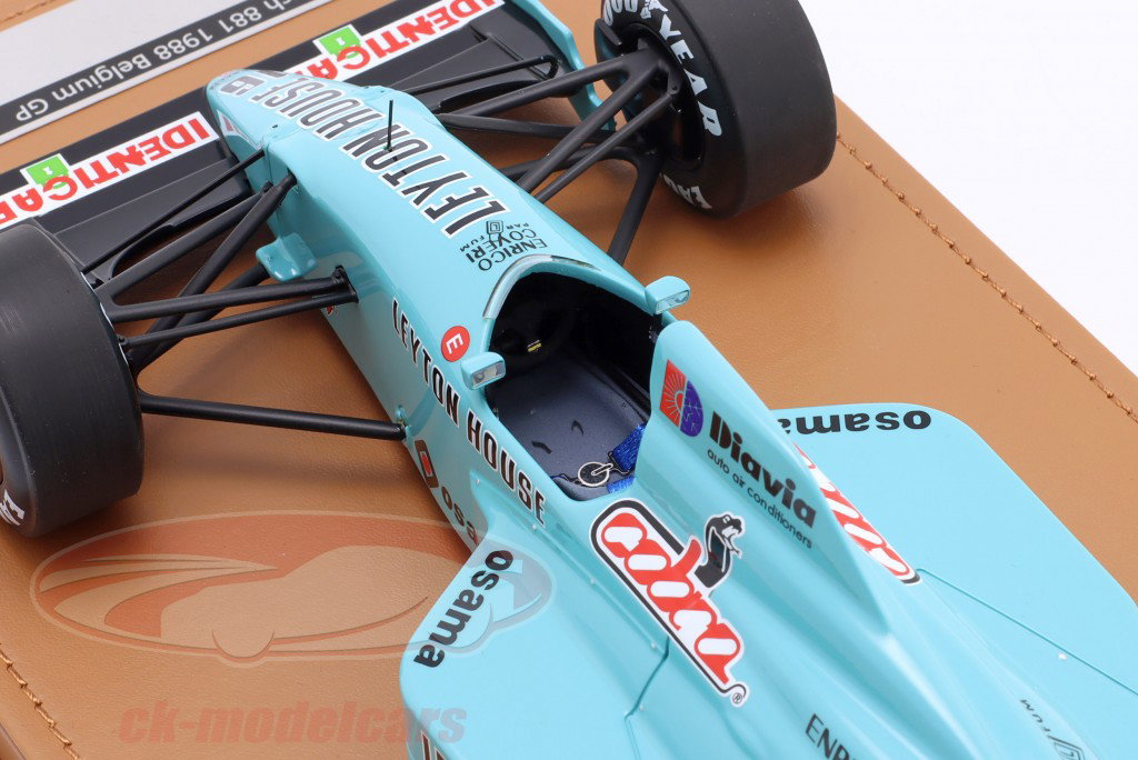 Ivan Capelli March 881 #16 3rd Belgian GP Formula 1 1988 1:18 Tecnomodel