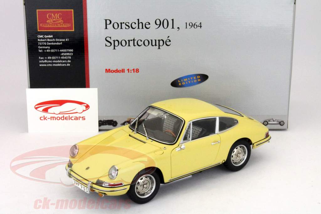 1/18　CMC　ポルシェ901　1964 CMC 1:18 scale Porsche 901 Sport Coupe 1964 Blue(M-067D
