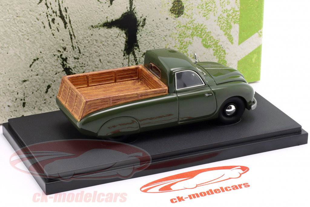 Tatra 201 Pick-Up Année de construction 1950 vert foncé 1:43 AutoCult