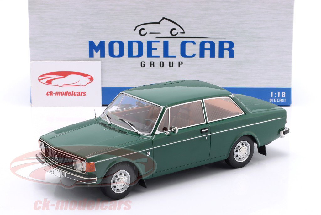 Volvo 142 Année de construction 1973 vert foncé 1:18 ModelCar Group