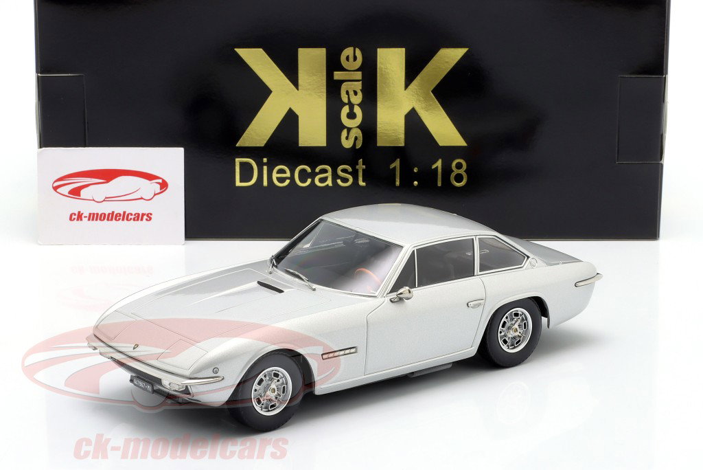 Lamborghini Islero S Année de construction 1969 argent 1:18 KK-Scale