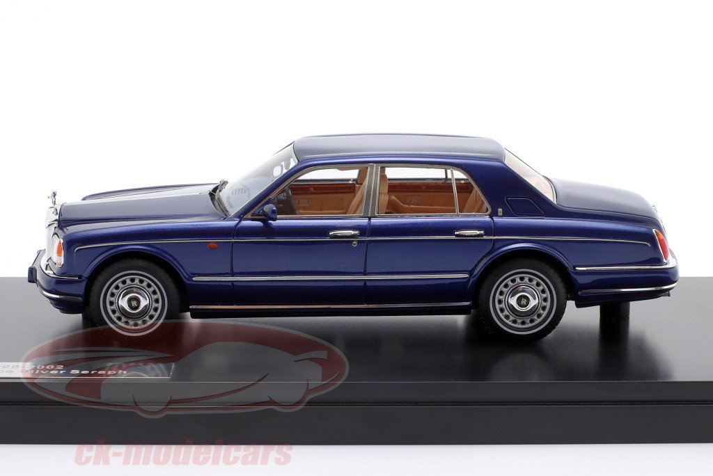 Rolls-Royce Silver Seraph Byggeår 1998 - 2002 mørkeblå metallisk 1:43 Matrix