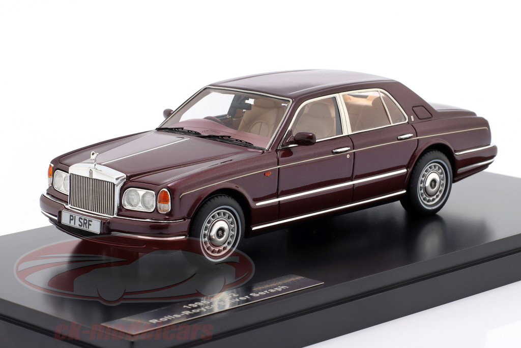 Rolls-Royce Silver Seraph 建設年 1998 - 2002 濃い赤色 メタリック 1:43 Matrix