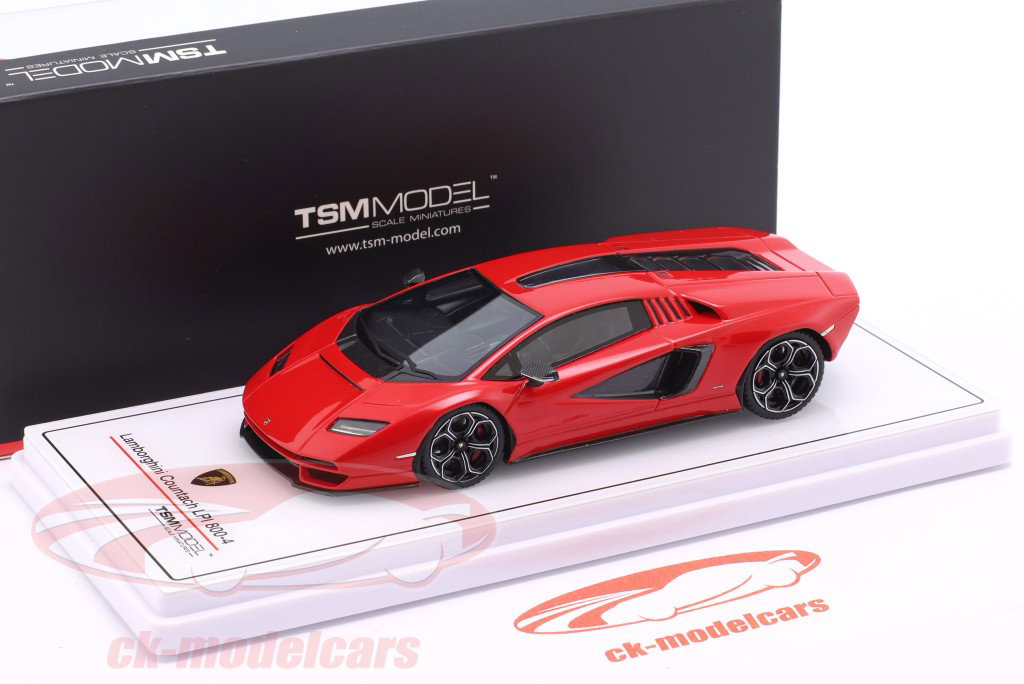 Lamborghini Countach LPI 800-4 Bouwjaar 2023 rood 1:43 TrueScale
