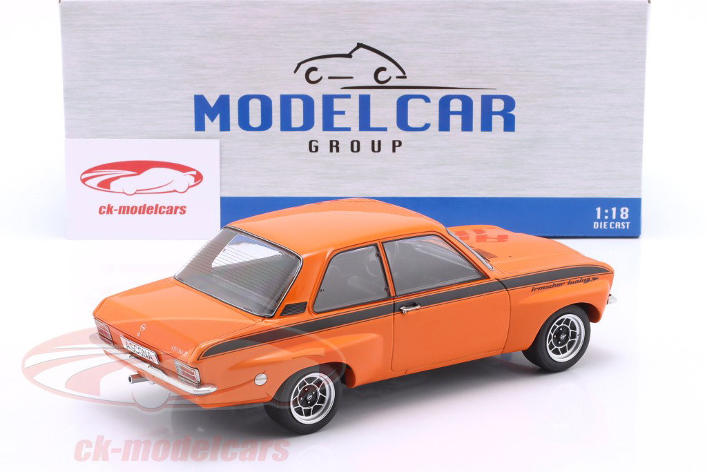 Opel Ascona A Année de construction 1973 orange 1:18 ModelCar Group