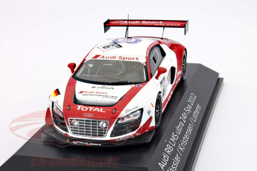Audi R8 LMS ультра 24h Spa 2012 Fässler, Кристенсен, Lotterer 1:43 Свеча