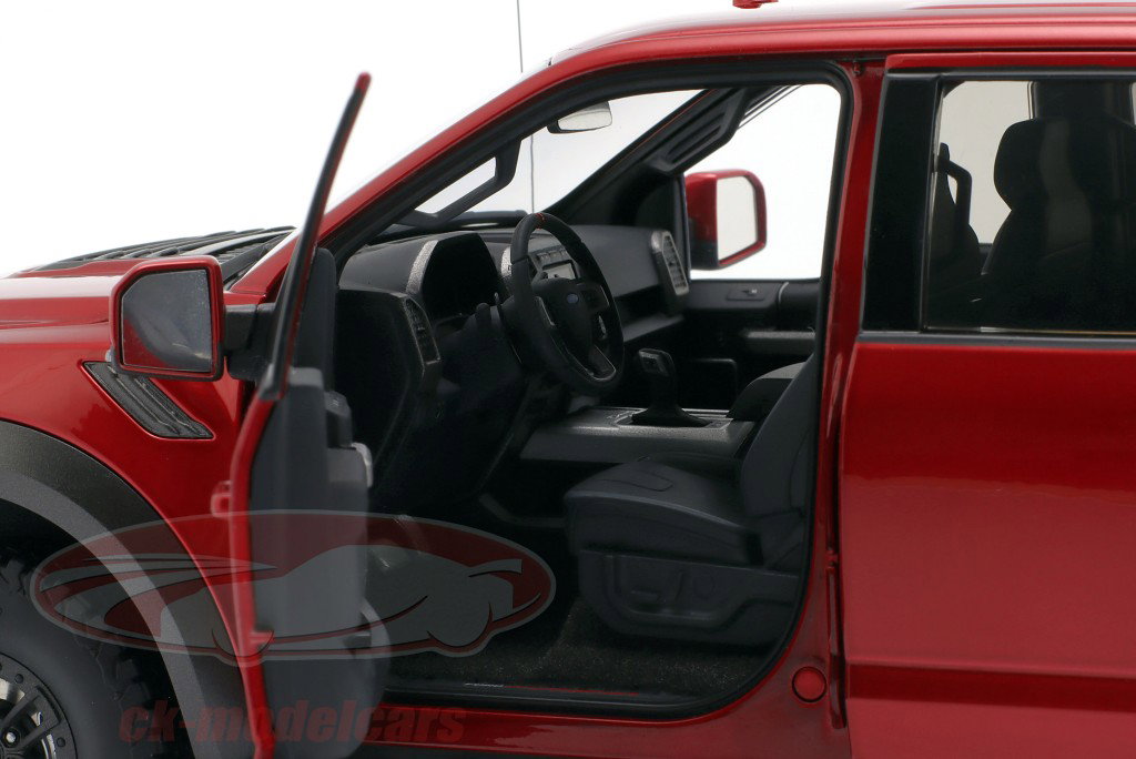 Ford F-150 Raptor Supercrew Pick-Up year 2019 ruby red 1:18 AUTOart