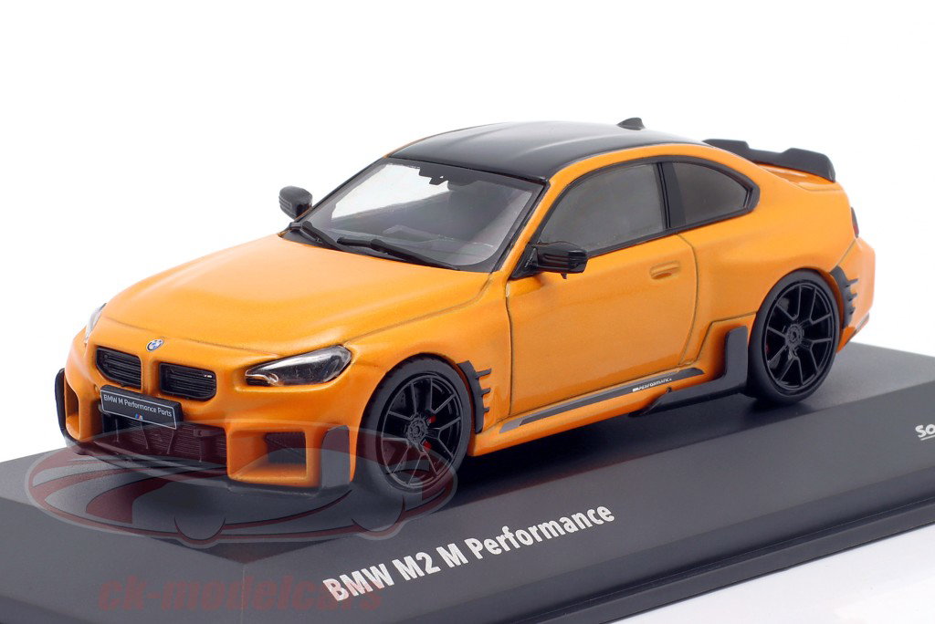 BMW M2 M Performance (G87) year 2024 papaya orange 1:43 Solido