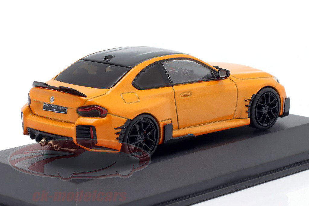 BMW M2 M Performance (G87) year 2024 papaya orange 1:43 Solido