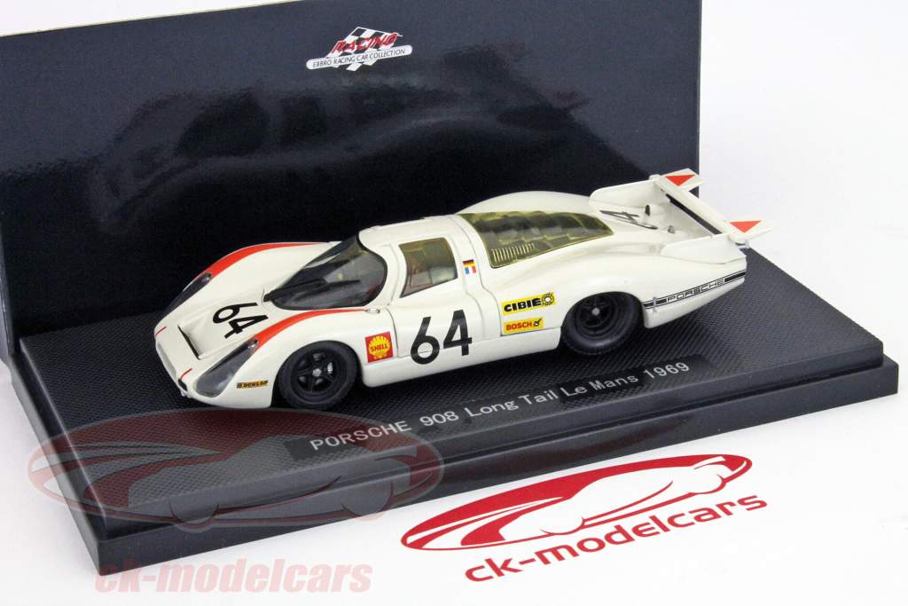 Porsche 908 Long Tail #64 24h LeMans 1969 1:43 Ebbro