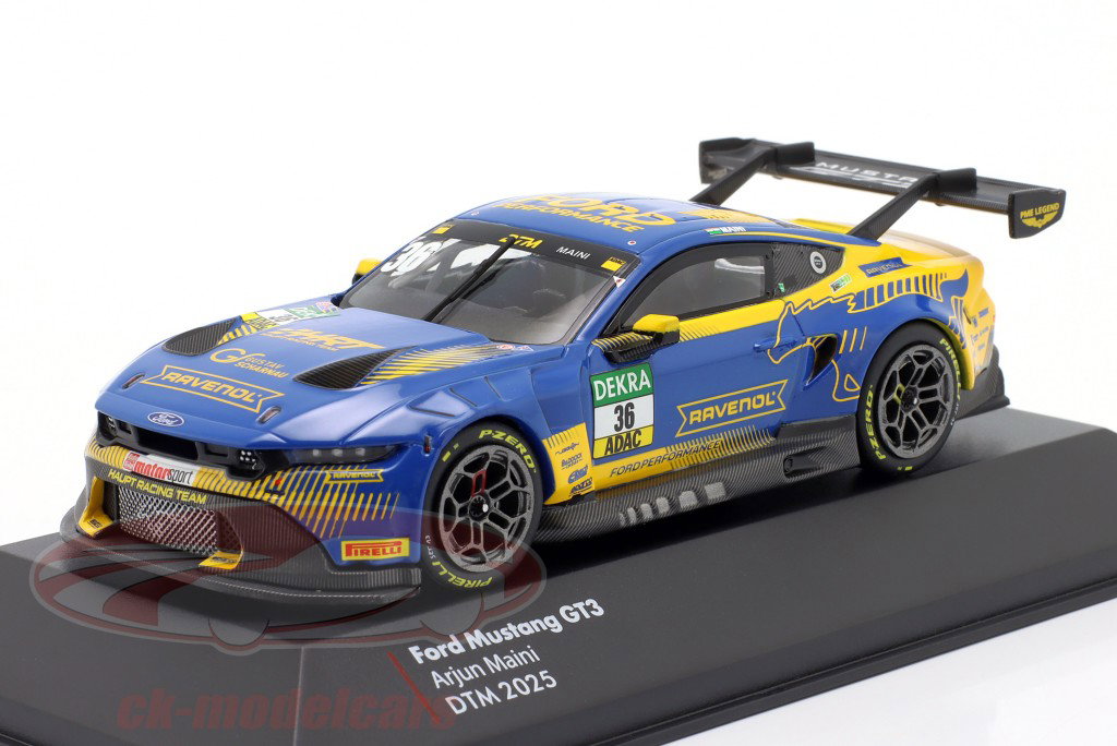Ford Mustang GT3 #36 DTM 2025 Arjun Maini 1:43 Ixo