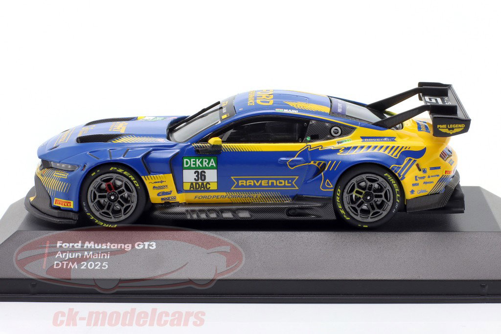 Ford Mustang GT3 #36 DTM 2025 Arjun Maini 1:43 Ixo