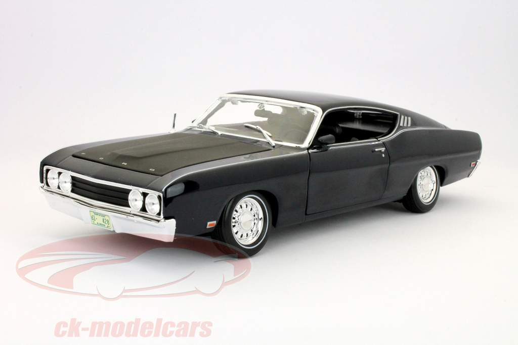 Maisto 1:18 フォード トリノ Talladega 年 1969 ブルー 完成