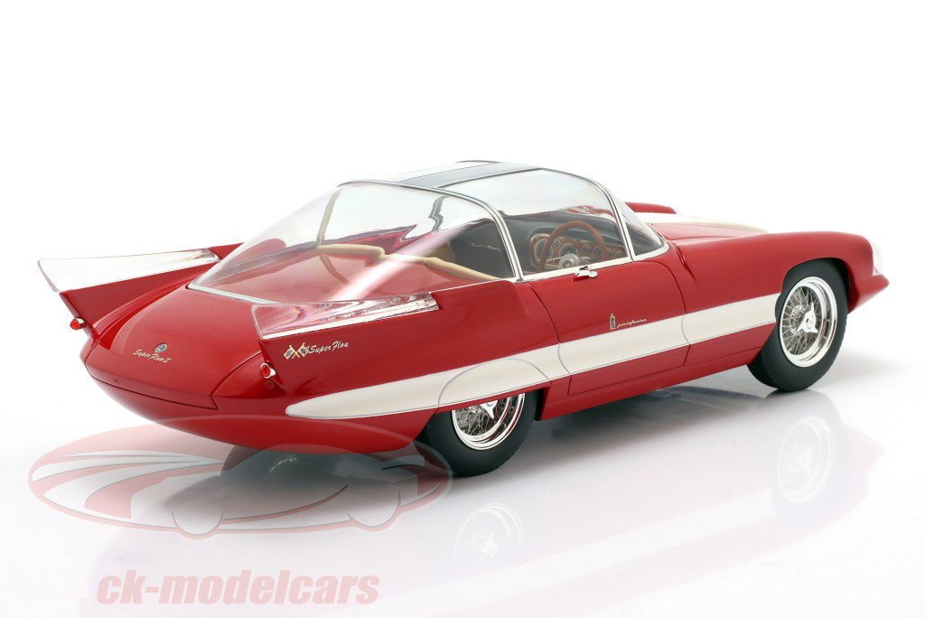 Alfa Romeo 6C 3000 Superflow II Pininfarina 1956 rød / hvid 1:18 MAXIMA