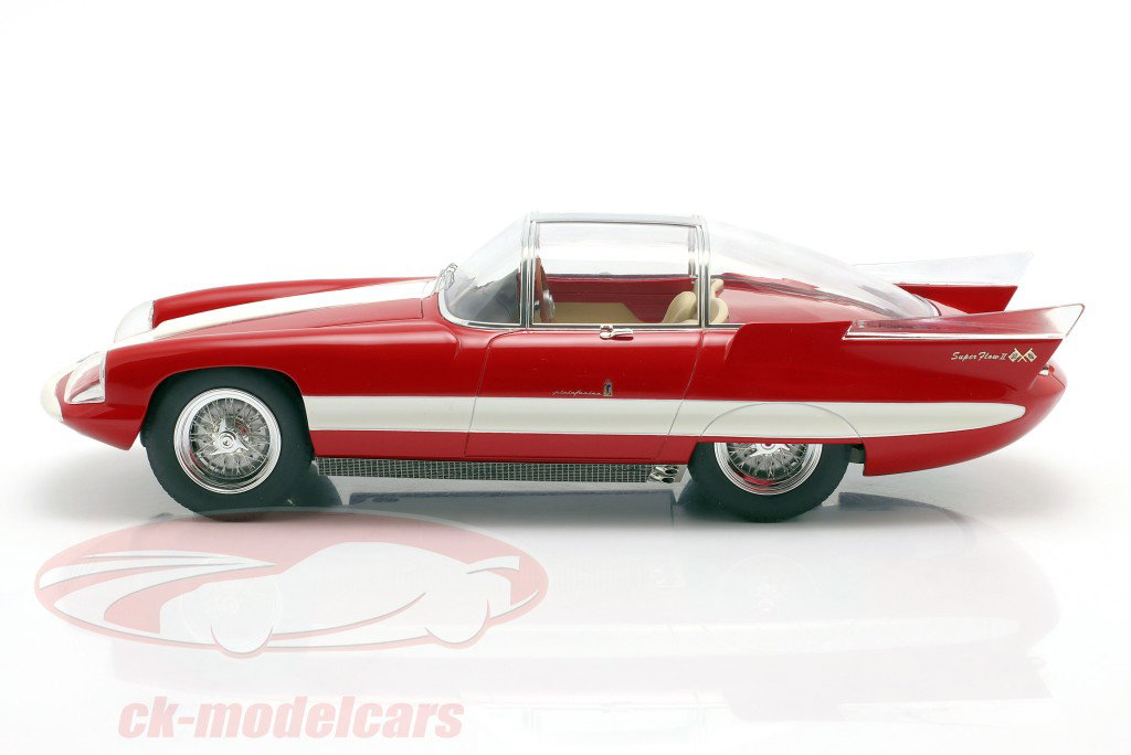 Alfa Romeo 6C 3000 Superflow II Pininfarina 1956 rød / hvid 1:18 MAXIMA