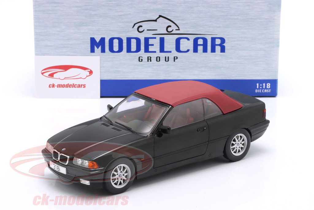 BMW 3er (E36) Cabriolet 建設年 1996 黒 1:18 ModelCar Group