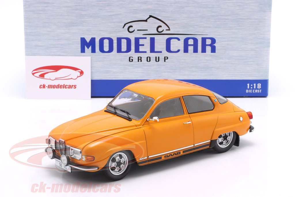 Saab 96 V4 Année de construction 1970 orange 1:18 ModelCar Group