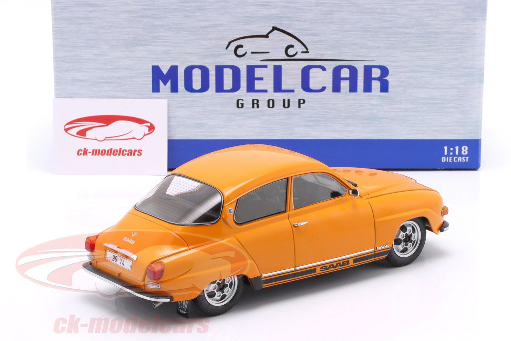 Saab 96 V4 Année de construction 1970 orange 1:18 ModelCar Group