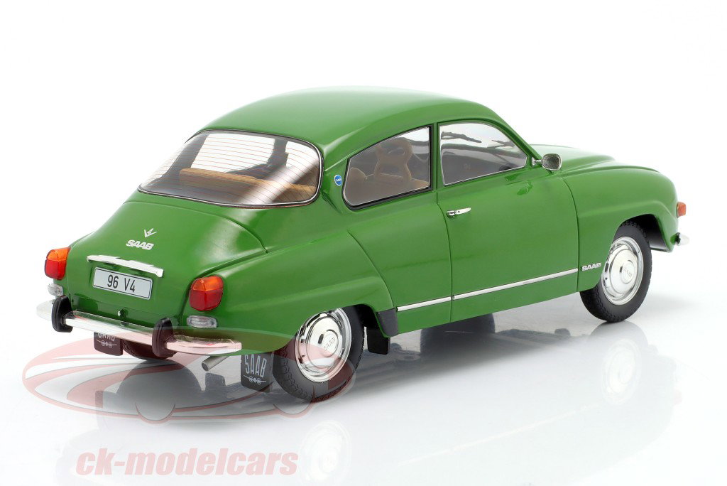 Saab 96 V4 Année de construction 1970 vert foncé 1:18 ModelCar Group