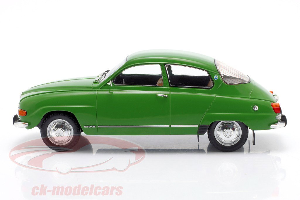 Saab 96 V4 Année de construction 1970 vert foncé 1:18 ModelCar Group