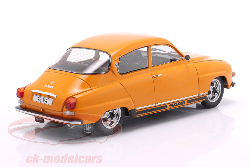Saab 96 V4 Ano de construção 1970 laranja 1:18 ModelCar Group