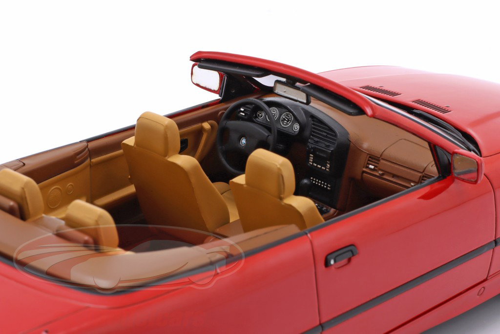 BMW 3er (E36) Cabriolet 建造年份 1996 红色的 1:18 ModelCar Group