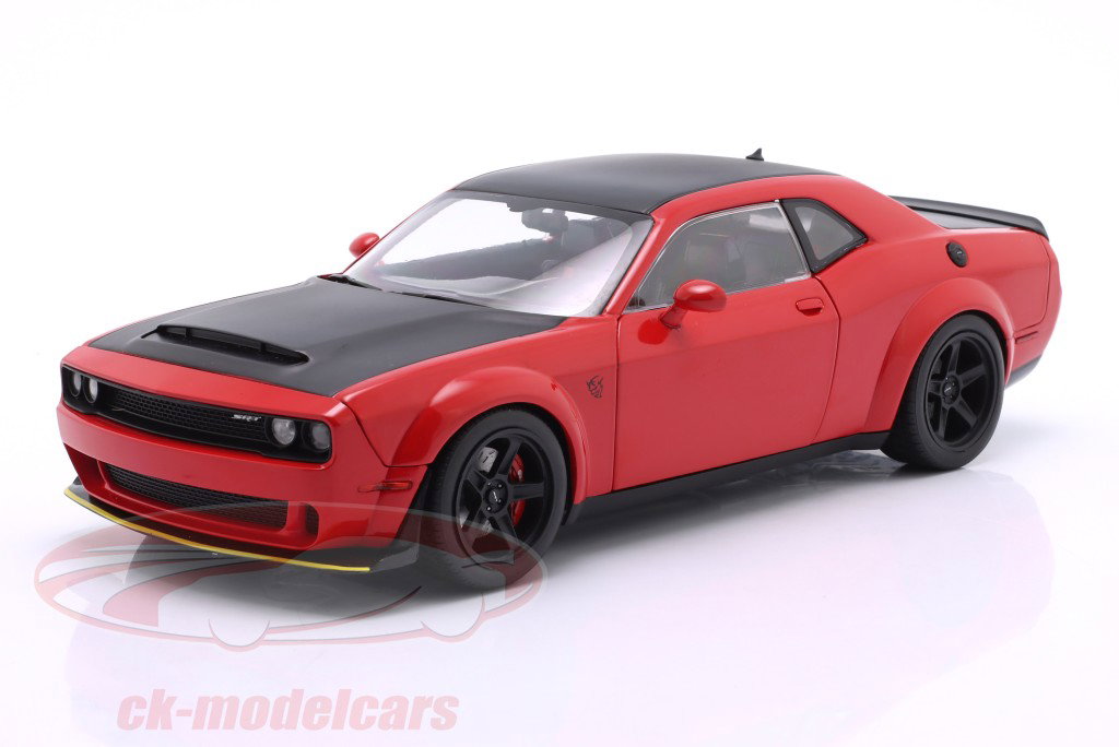 Dodge Challenger SRT Demon Année de construction 2023 rouge 1:18 Solido