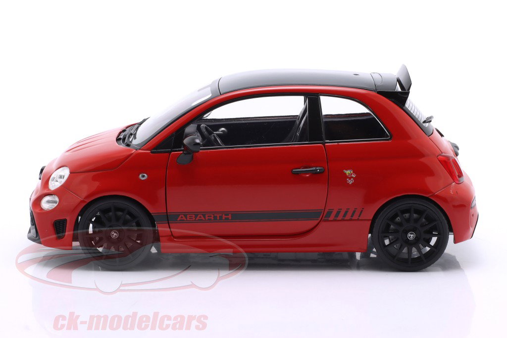 Fiat F595 Abarth Byggeår 2023 rød 1:18 Solido