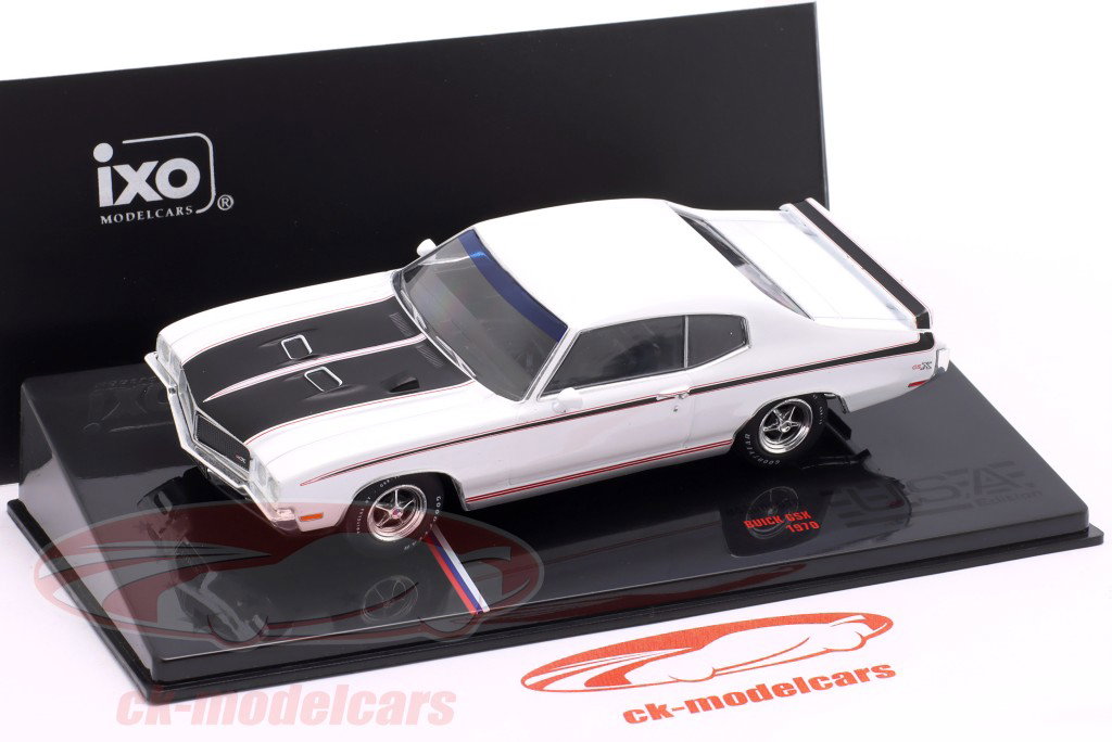Buick GSX Année de construction 1970 blanc 1:43 Ixo