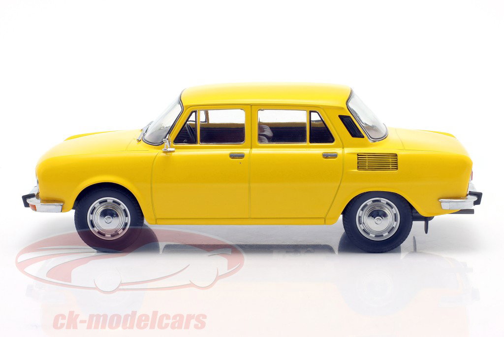 Skoda 100 L Année de construction 1969 jaune 1:18 ModelCar Group