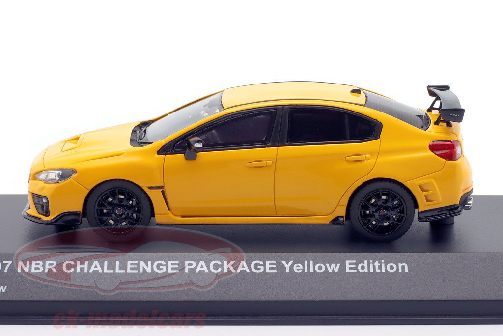 Subaru S207 NBR Challenge Pack 2015 год желтый 1:43 Kyosho