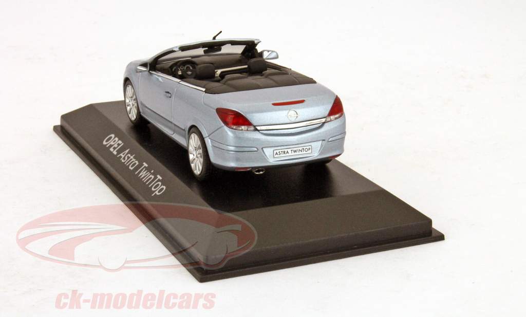 オペルアストラツイントップブルー1時43ミニチャンプス