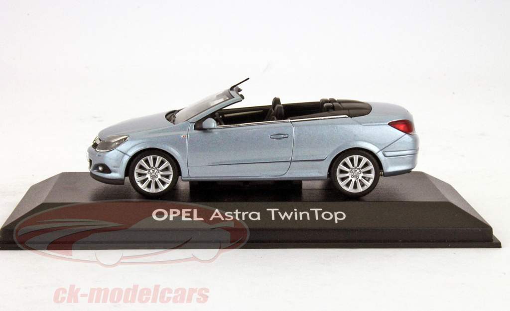 オペルアストラツイントップブルー1時43ミニチャンプス