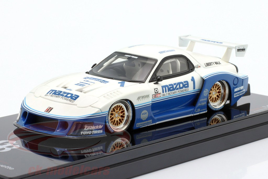 Mazda RX-7 LB-Super Silhouette IMSA #1 белый / синий 1:43 TrueScale
