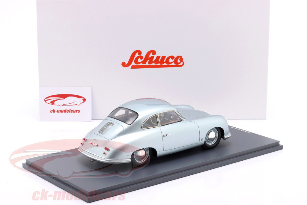 Porsche 356 Pre-A Année de construction 1952 argent 1:18 Schuco