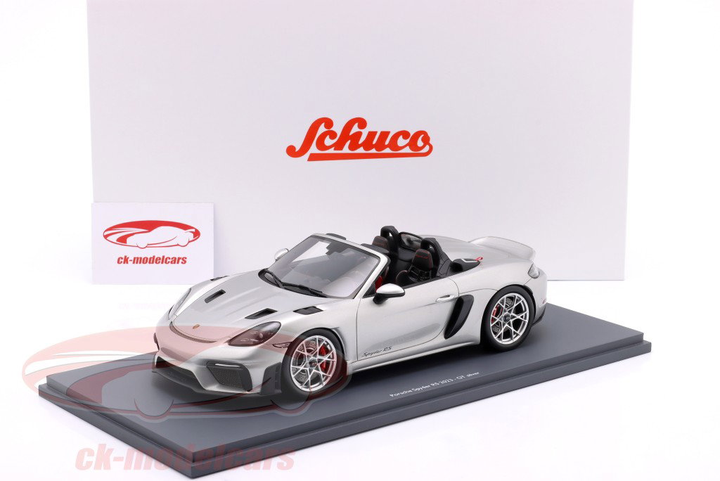 Porsche Spyder RS Année de construction 2023 GT argent 1:18 Schuco