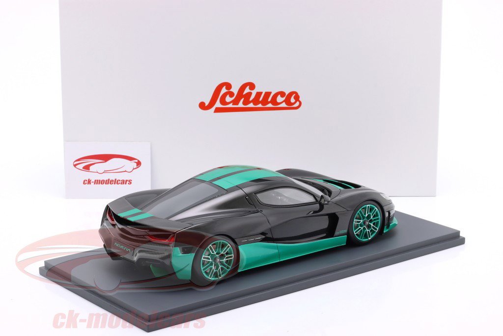 Rimac Nevera Time Attack Año de construcción 2023 negro 1:18 Schuco