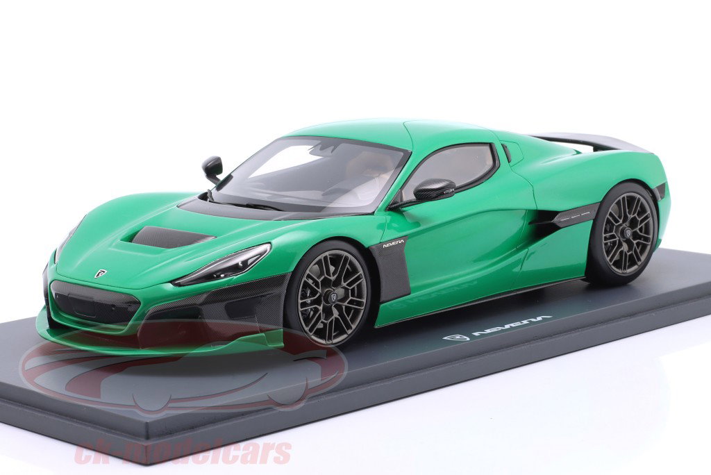 Rimac Nevera Année de construction 2022 vert 1:18 Schuco