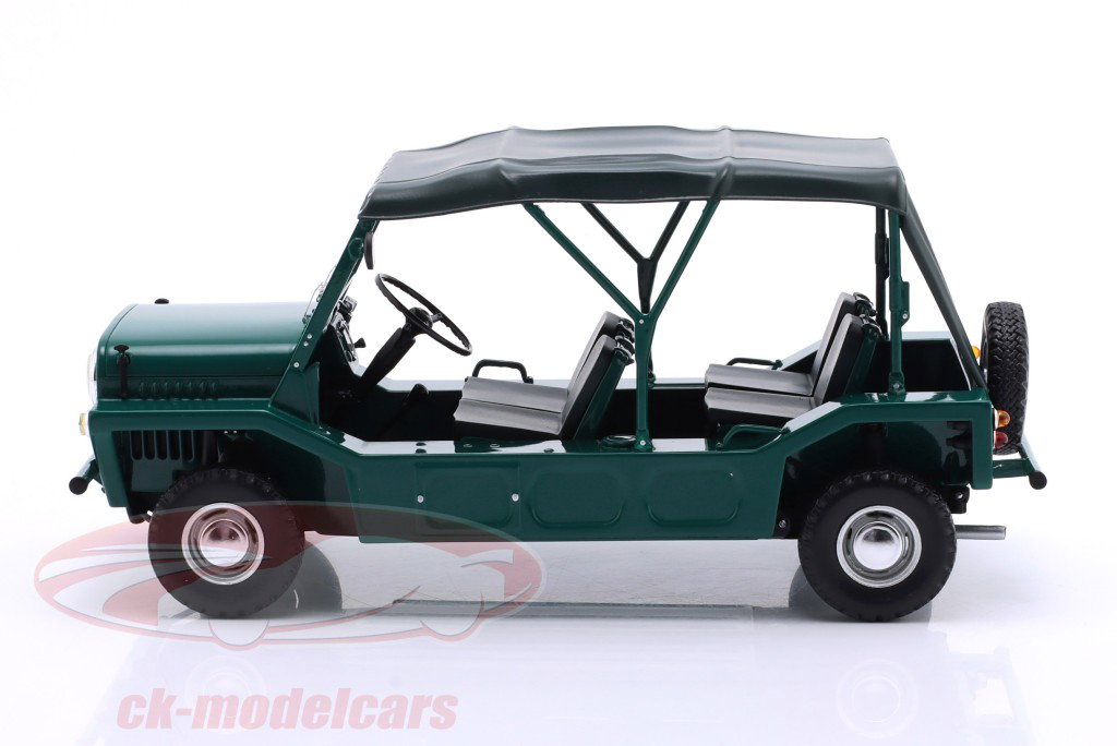 Mini Moke Année de construction 1968 vert 1:18 Schuco