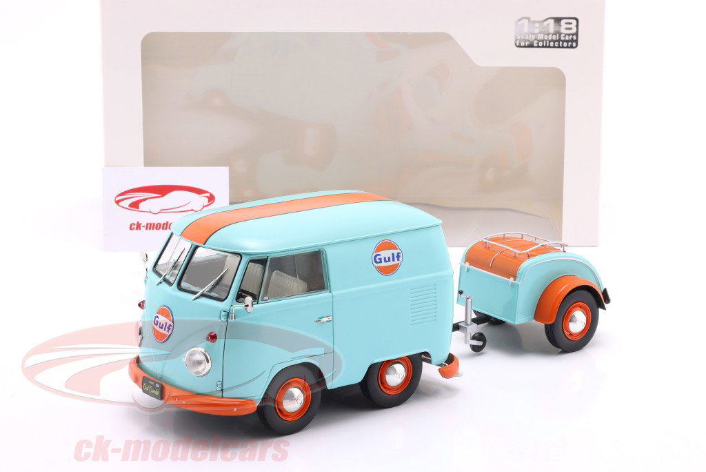 Cool Combi Gulf Tribute 2024 light blue / orange 1:18 Solido