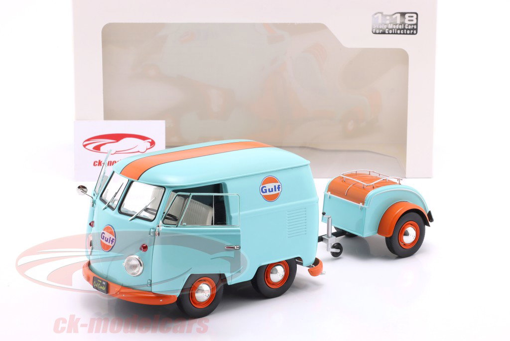 Cool Combi Gulf Tribute 2024 light blue / orange 1:18 Solido