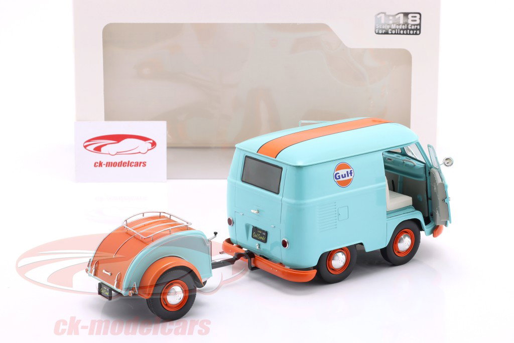 Cool Combi Gulf Tribute 2024 light blue / orange 1:18 Solido