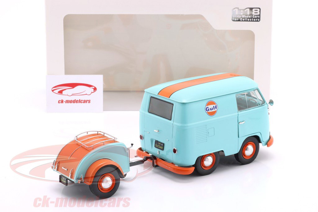 Cool Combi Gulf Tribute 2024 light blue / orange 1:18 Solido