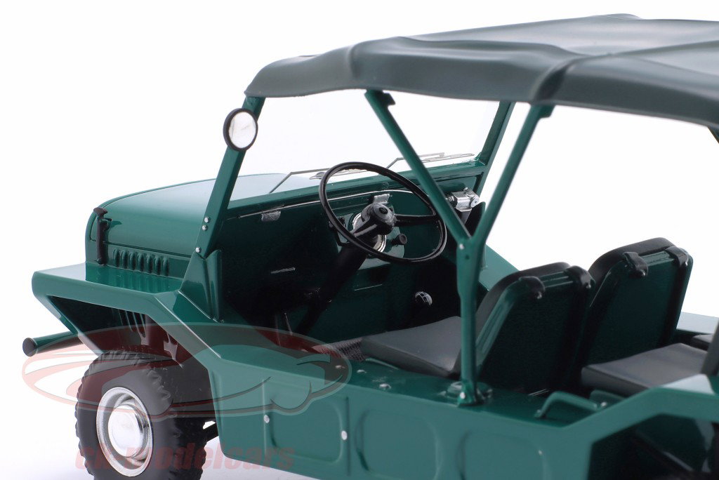 Mini Moke Année de construction 1968 vert 1:18 Schuco