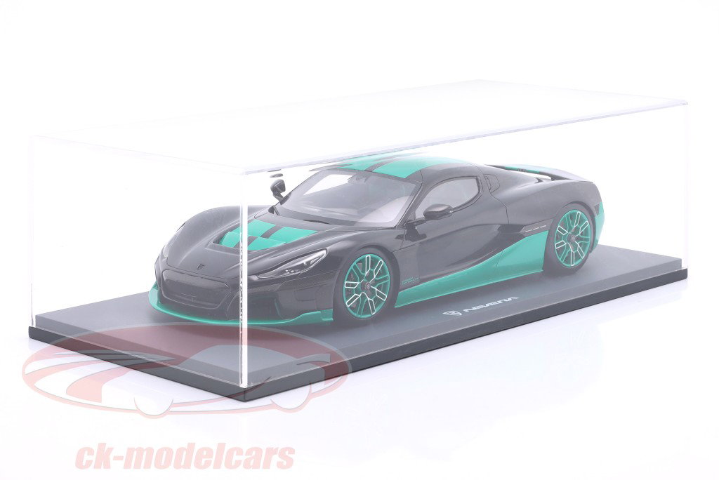 Rimac Nevera Time Attack Año de construcción 2023 negro 1:18 Schuco