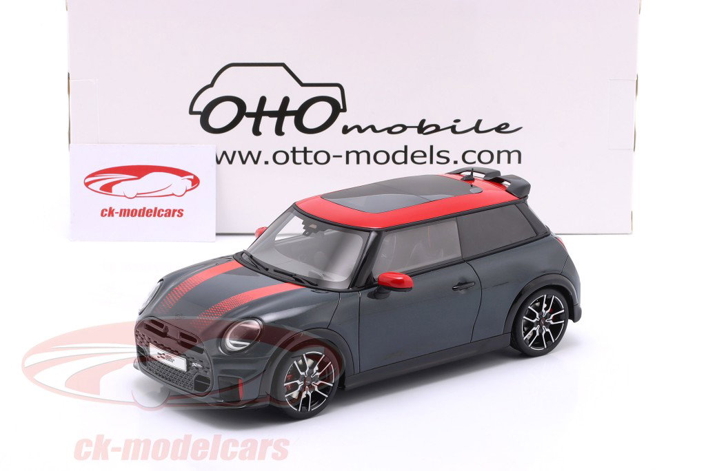 Ottomobile 1:18 Mini Cooper JCW year 2024 dark grey OT1244 model